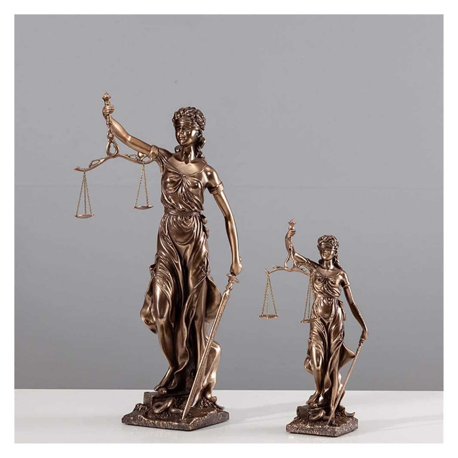 公平の女神 ギリシャ神話 置物 ヨーロッパ風 客間 玄関 工芸品4 公平の女神